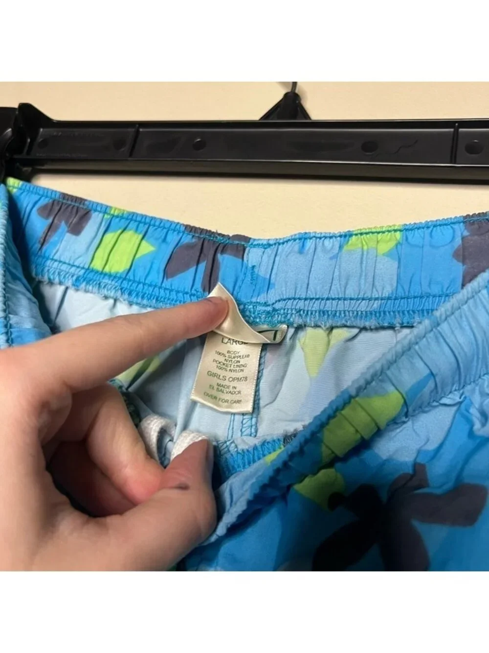 Vintage L. L. Bean girls beach shorts